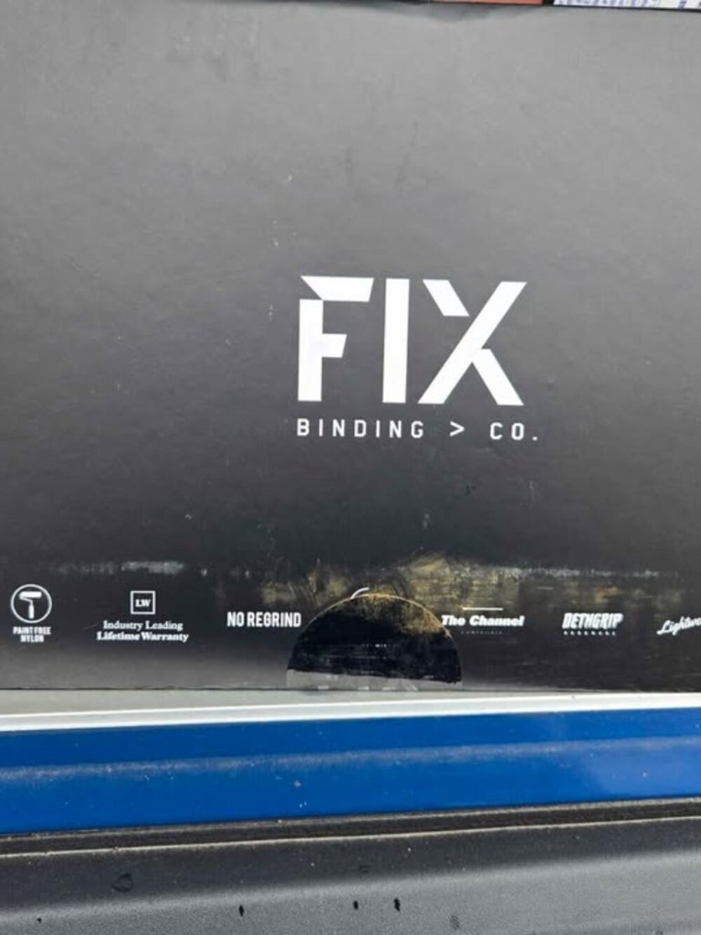 Large NEVER SUMMER Fix Binding Co. Snowboard Bindings used 4 times.